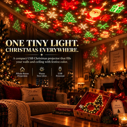 🎄Mini Christmas Tree with Lights – Tiny LED Christmas Tree for Holiday Home Decor