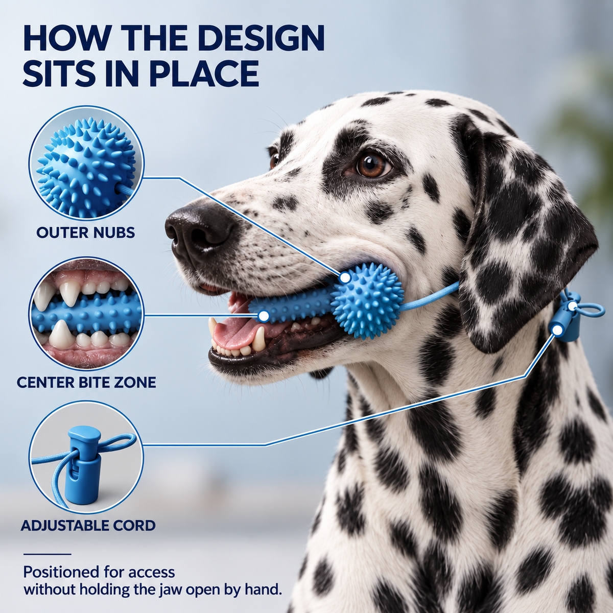 🎁🎁Dog Toothbrushing Helper, Pet Dental Care Aid for Easier Teeth Cleaning, Less Struggling, More Effective Brushing