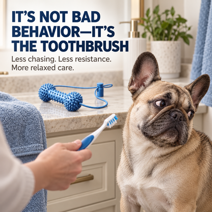 🎁🎁Dog Toothbrushing Helper, Pet Dental Care Aid for Easier Teeth Cleaning, Less Struggling, More Effective Brushing