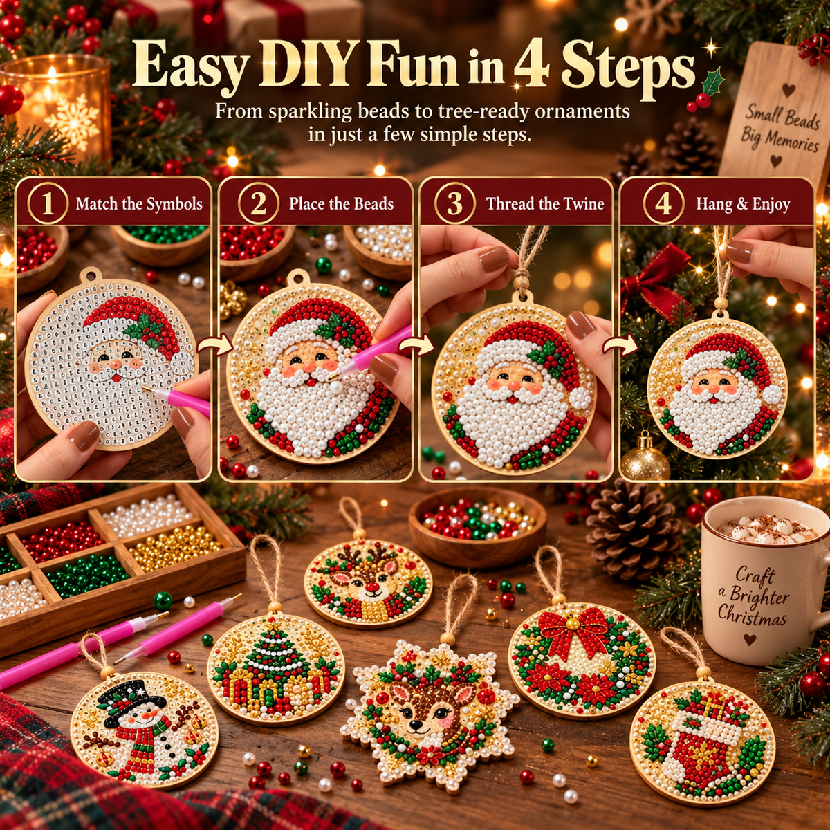 🔥🎁 24-Day Christmas Advent Calendar Blind Box - Cute Bao Bun Squishy Toys Poke-a-Hole Countdown Surprises⏰ (Copy) (Copy)