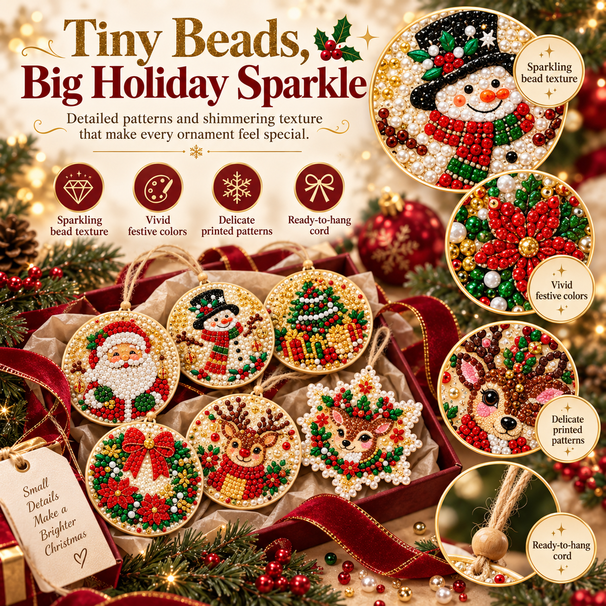 🔥🎁 24-Day Christmas Advent Calendar Blind Box - Cute Bao Bun Squishy Toys Poke-a-Hole Countdown Surprises⏰ (Copy) (Copy)