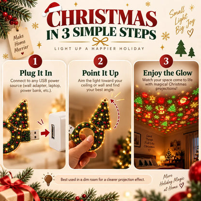 🎄Mini Christmas Tree with Lights – Tiny LED Christmas Tree for Holiday Home Decor