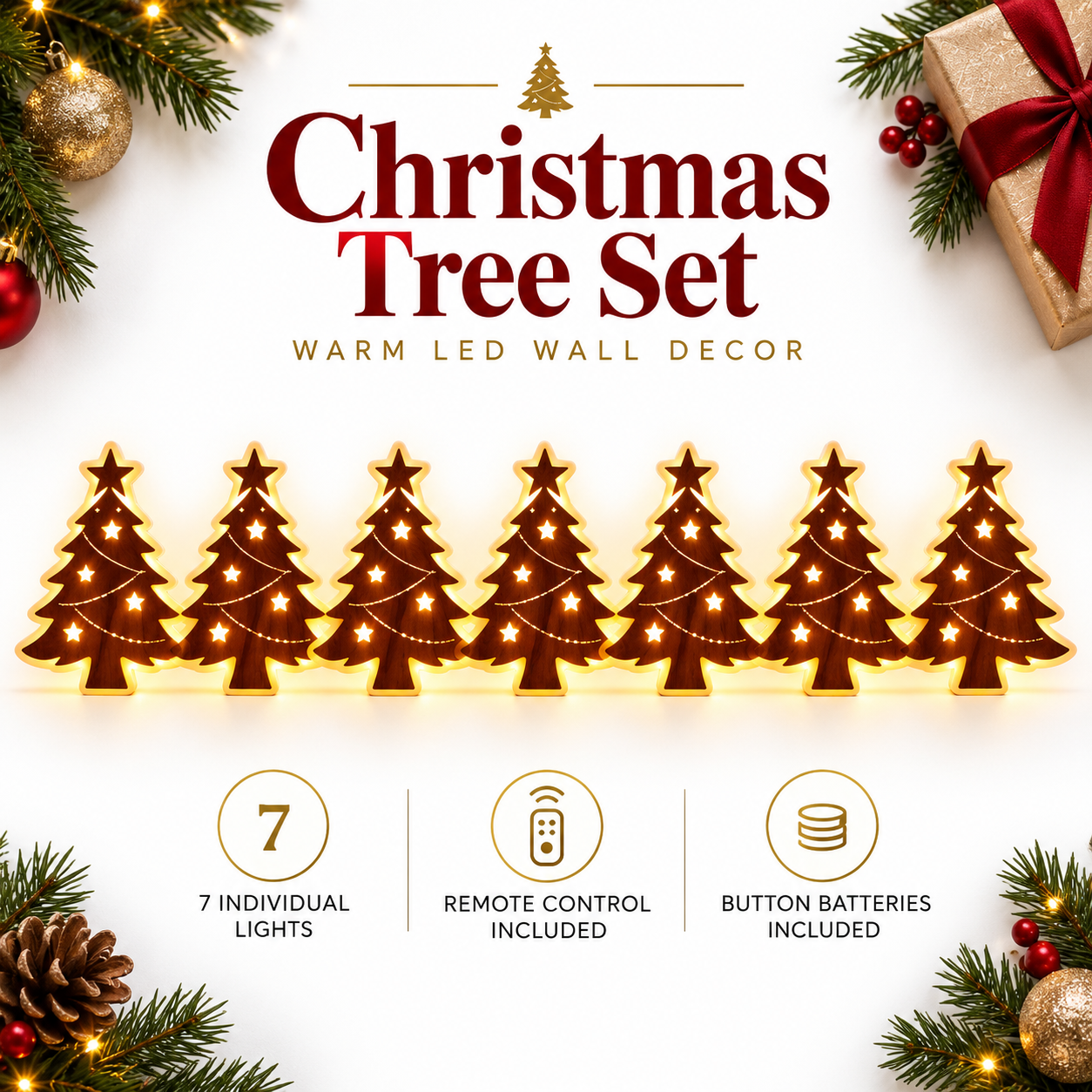 7-Piece Deluxe Christmas Tree