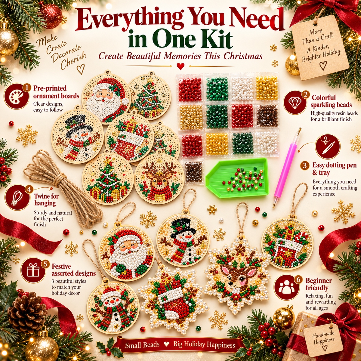 🔥🎁 24-Day Christmas Advent Calendar Blind Box - Cute Bao Bun Squishy Toys Poke-a-Hole Countdown Surprises⏰ (Copy) (Copy)