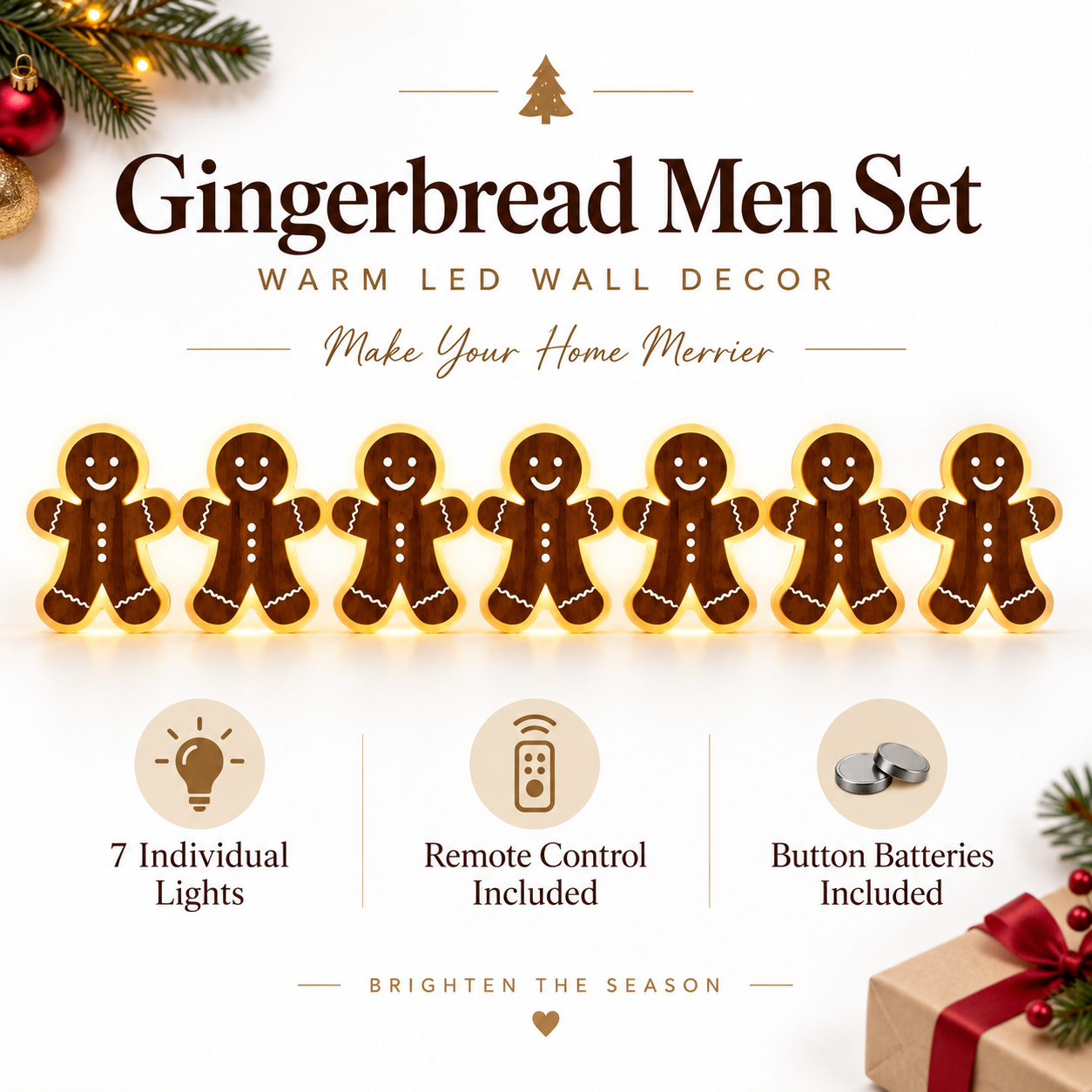 7-PieceGingerbread Man