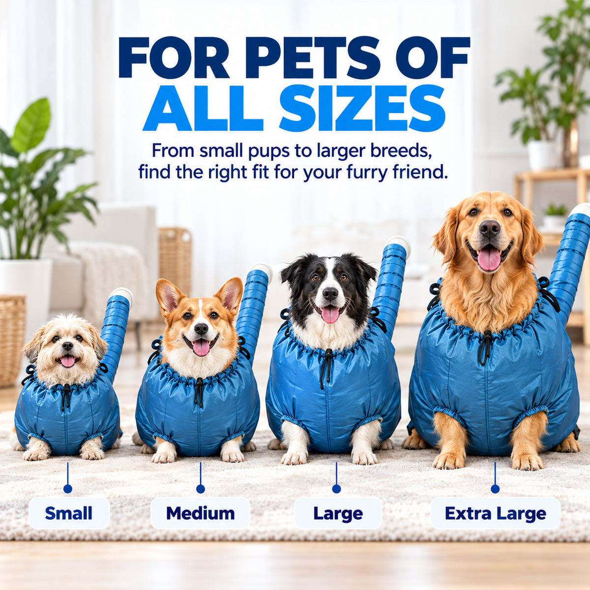 🐶 Cozy Dog Drying Bag – Quick-Dry Pet Towel