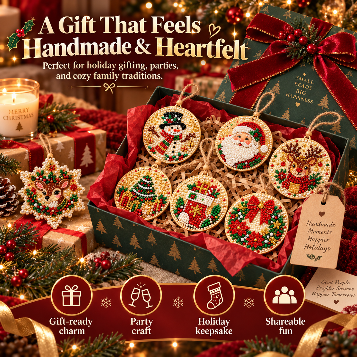 🔥🎁 24-Day Christmas Advent Calendar Blind Box - Cute Bao Bun Squishy Toys Poke-a-Hole Countdown Surprises⏰ (Copy) (Copy)